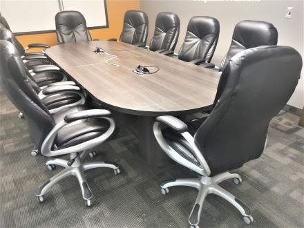 BOARDROOM BLACK HIGH BACK CHAIRS