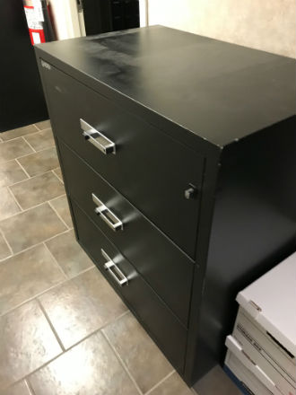 3 DRAWER LATERAL "FIRE PROOF"