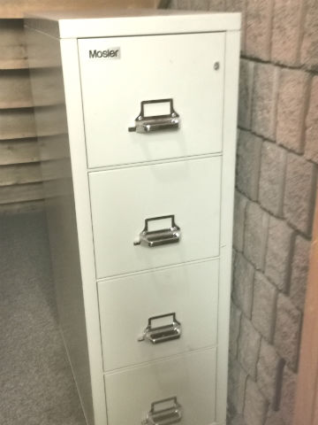 4 DRAWER LETTER SIZE "FIRE PROOF" FILE