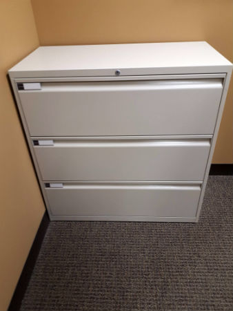 HEAVY DUTY 3 DRAWER LATERAL FILE 36 WIDE