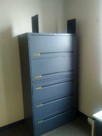 GLOBAL 5 DRAWER LATERAL FILE
