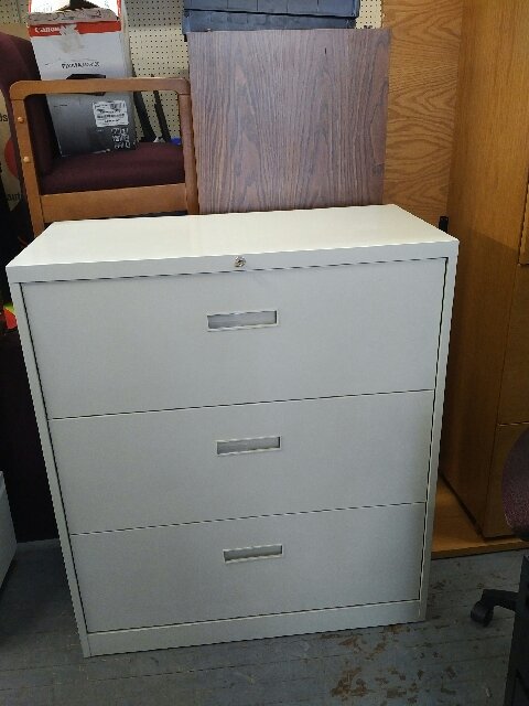 GLOBAL  3 drawer lateral file 