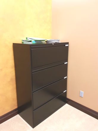 4 DRAWER LATERALS BLACK 