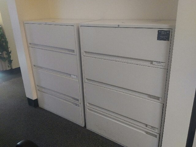 Storwal Lateral Files 4 drawers- Off white colour