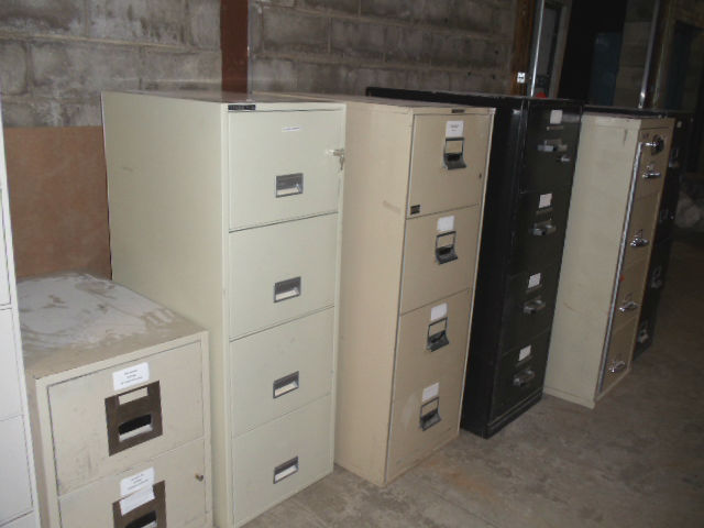 4 drawer legal fire proof files