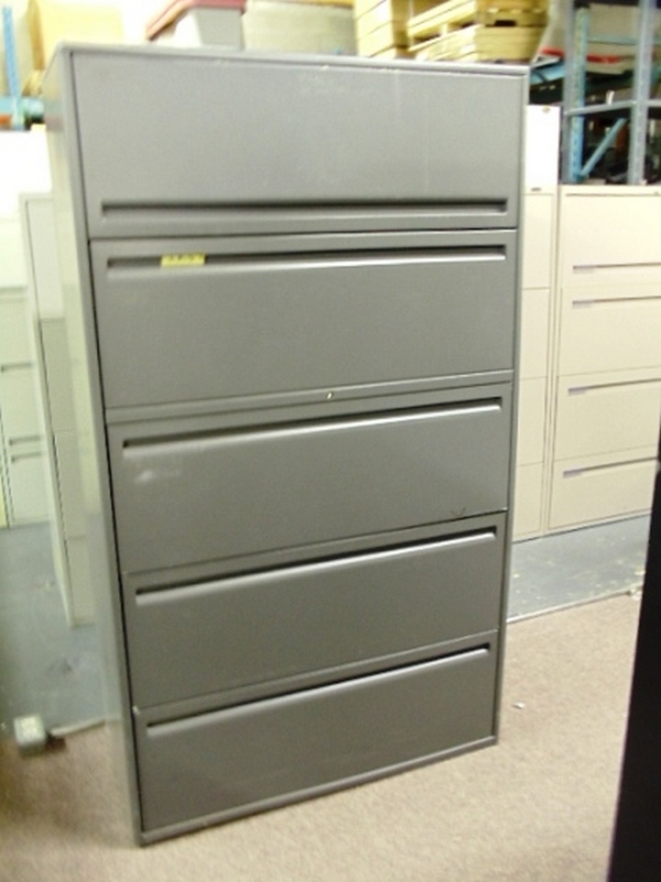 5 DRAWER LATERAL FILES - MISC. COLORS 